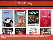 Tablet Screenshot of cdr-forlag.dk